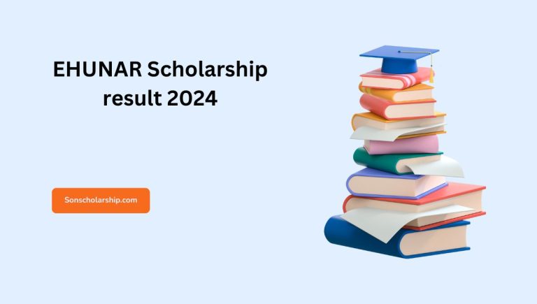 EHUNAR Scholarship result 2024