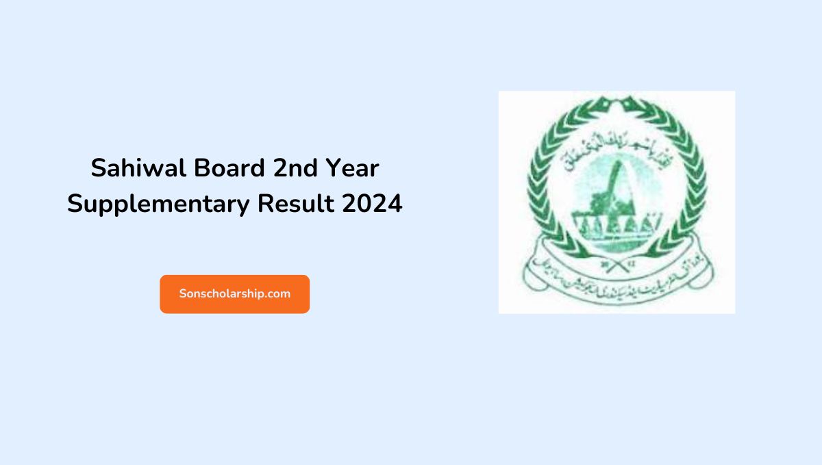 Sahiwal Board 2nd Year Supplementary Result 2024