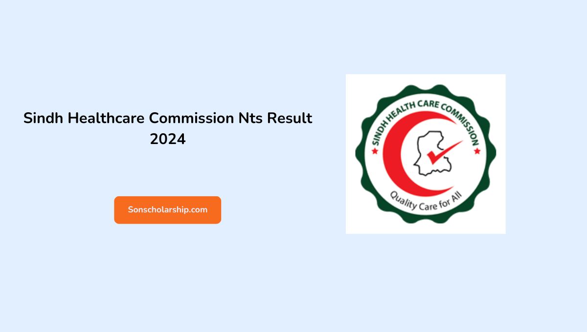 Sindh Healthcare Commission Nts Result 2024