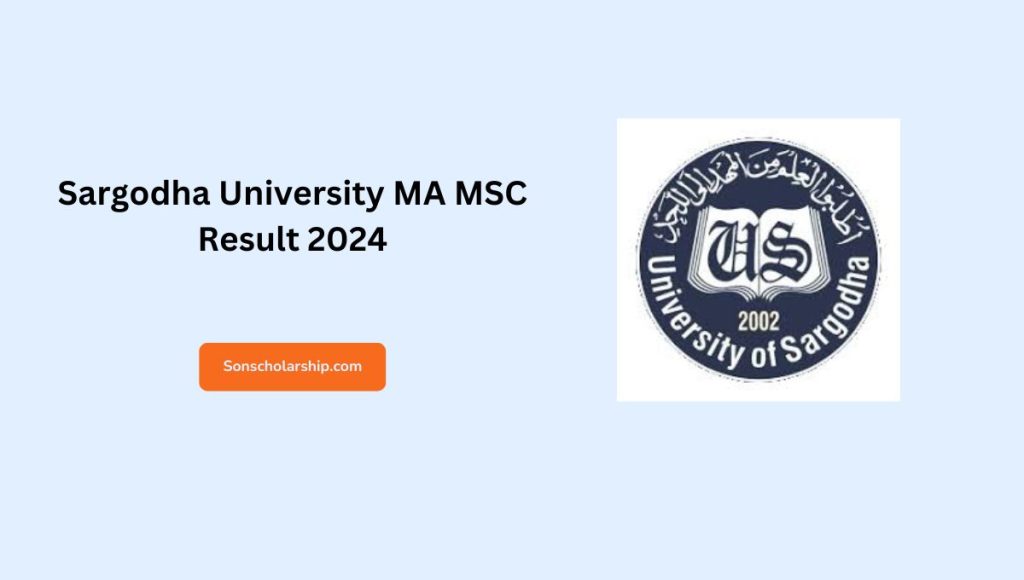 sargodha university MA MSC Result 2024